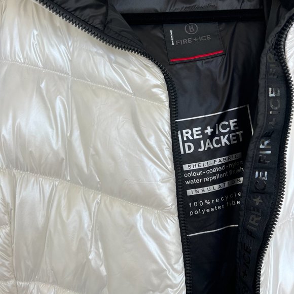 Bogner Saelly Ski Jacket in White - Picture 3 of 6